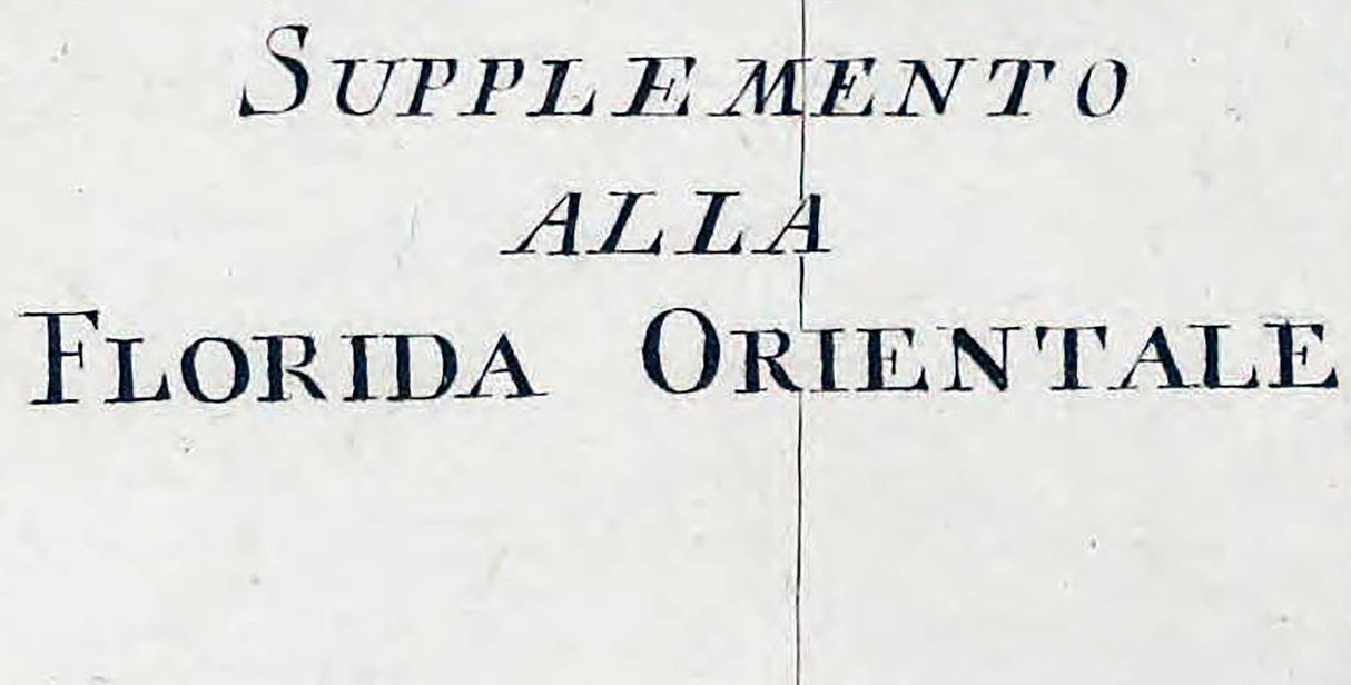 1778 Map of Southern Florida