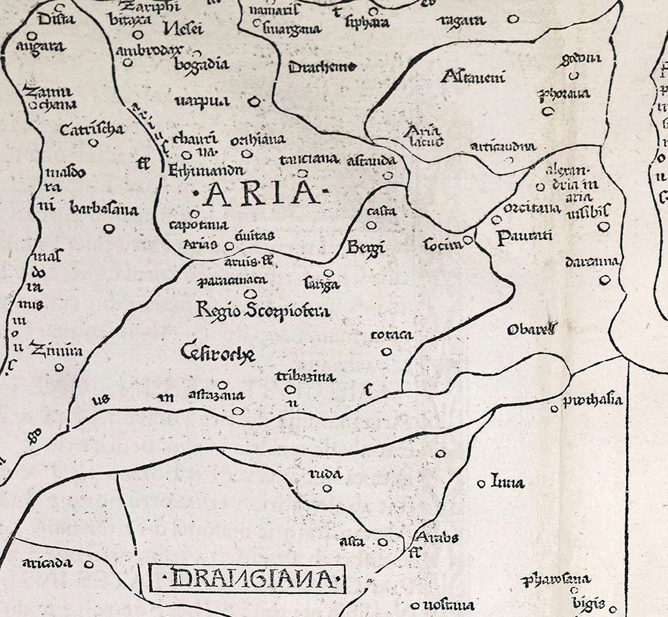 1482 Map of Afghanistan and Pakistan