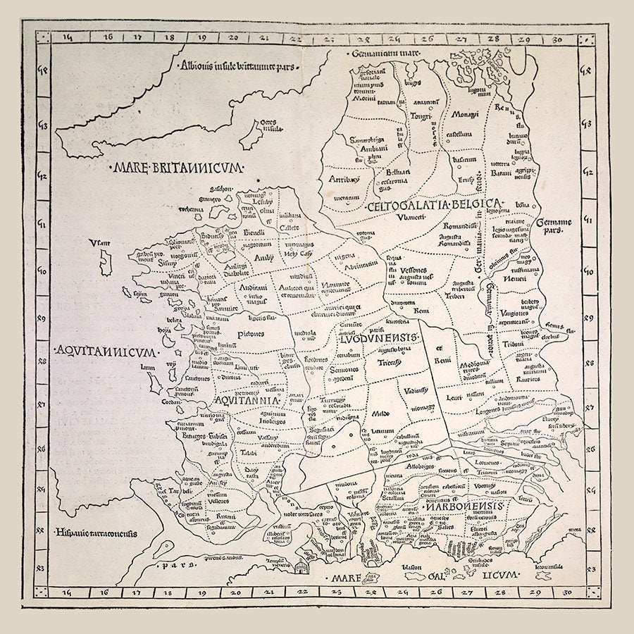 1482 Map of France