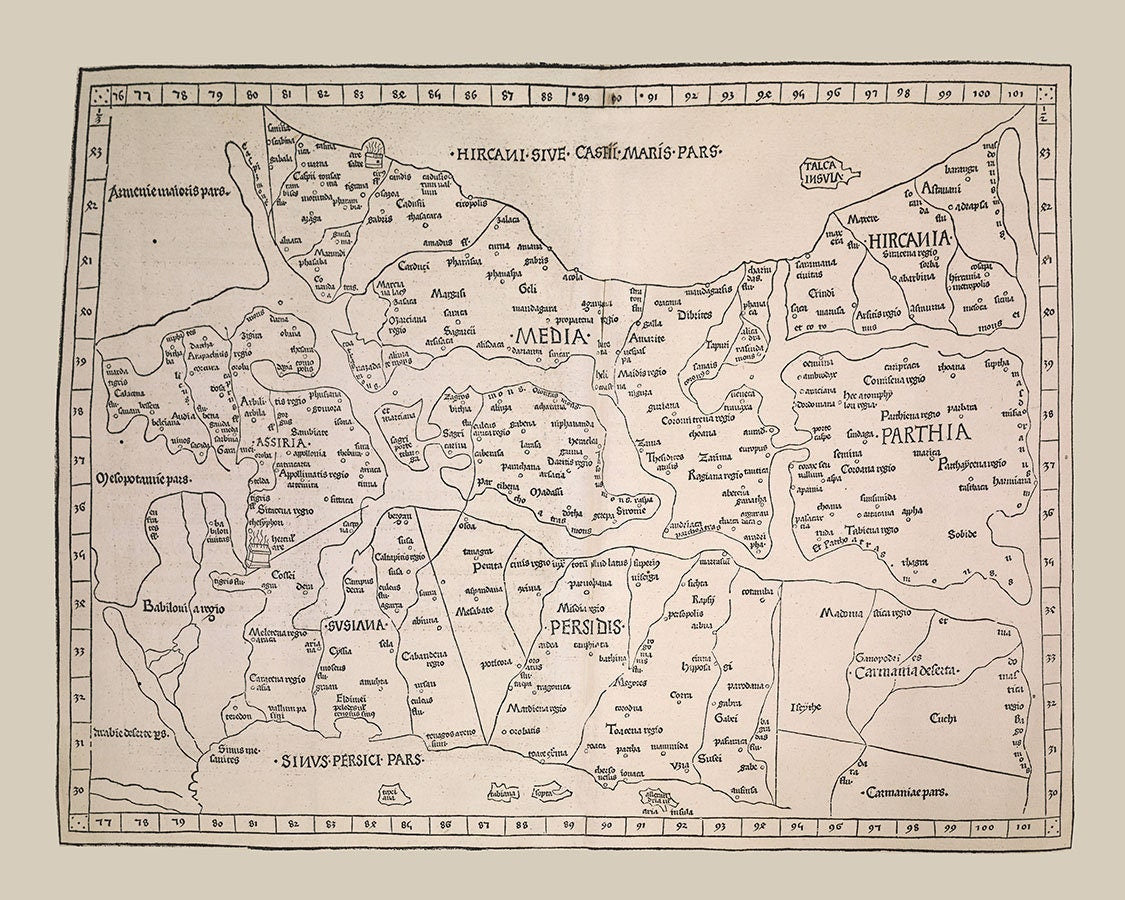 1482 Map of Iran
