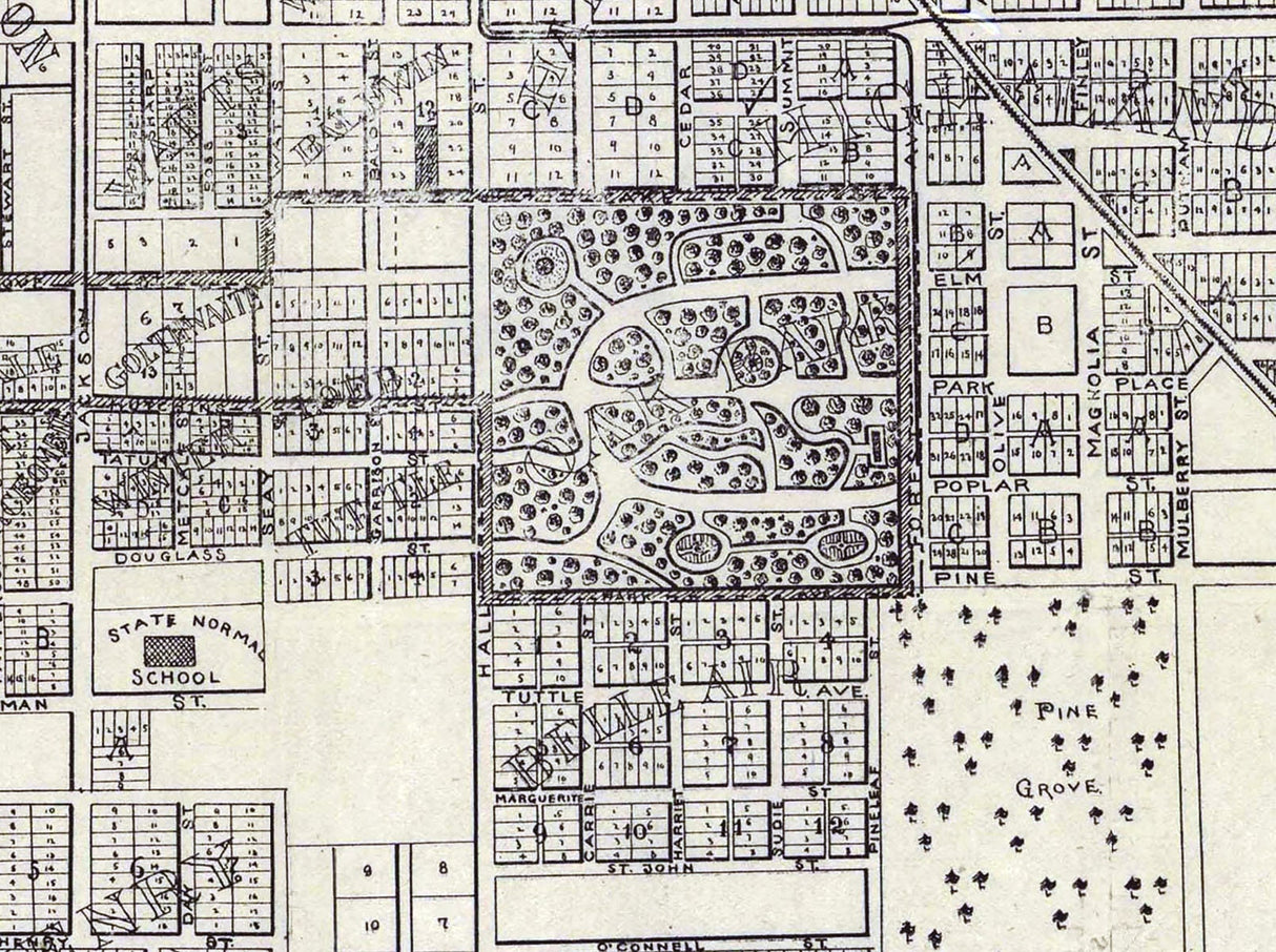 1899 Map of Montgomery Alabama