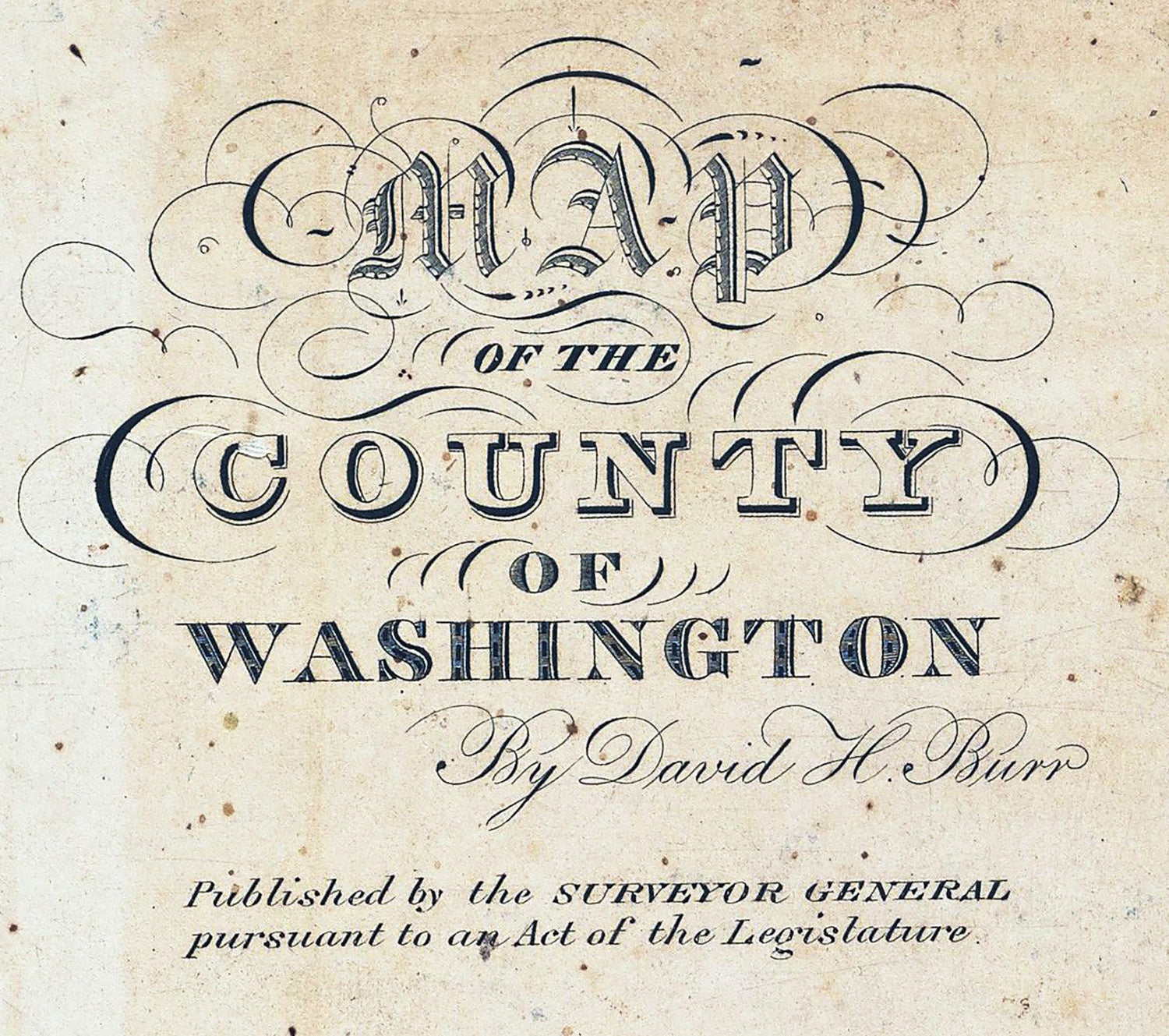 1829 Map of Washington County New York