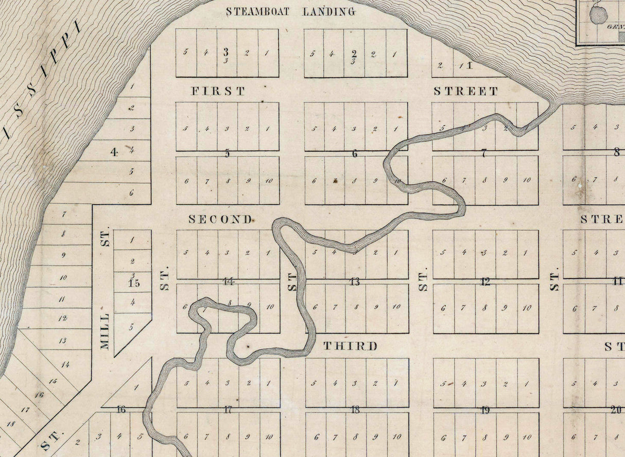 1800s Map of Fremont Wright County Minnesota