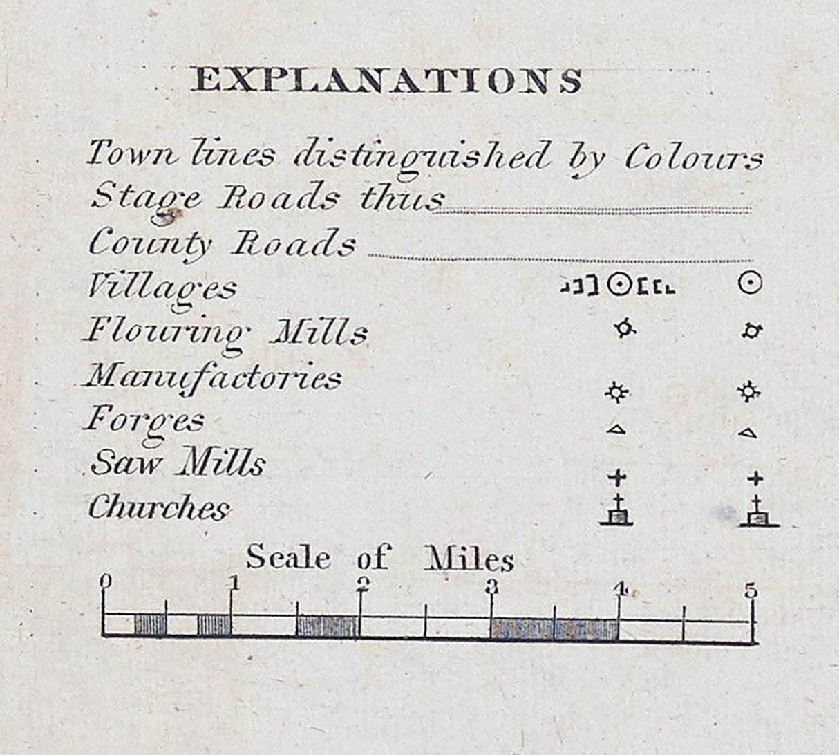 1829 Map of Onondaga County New York