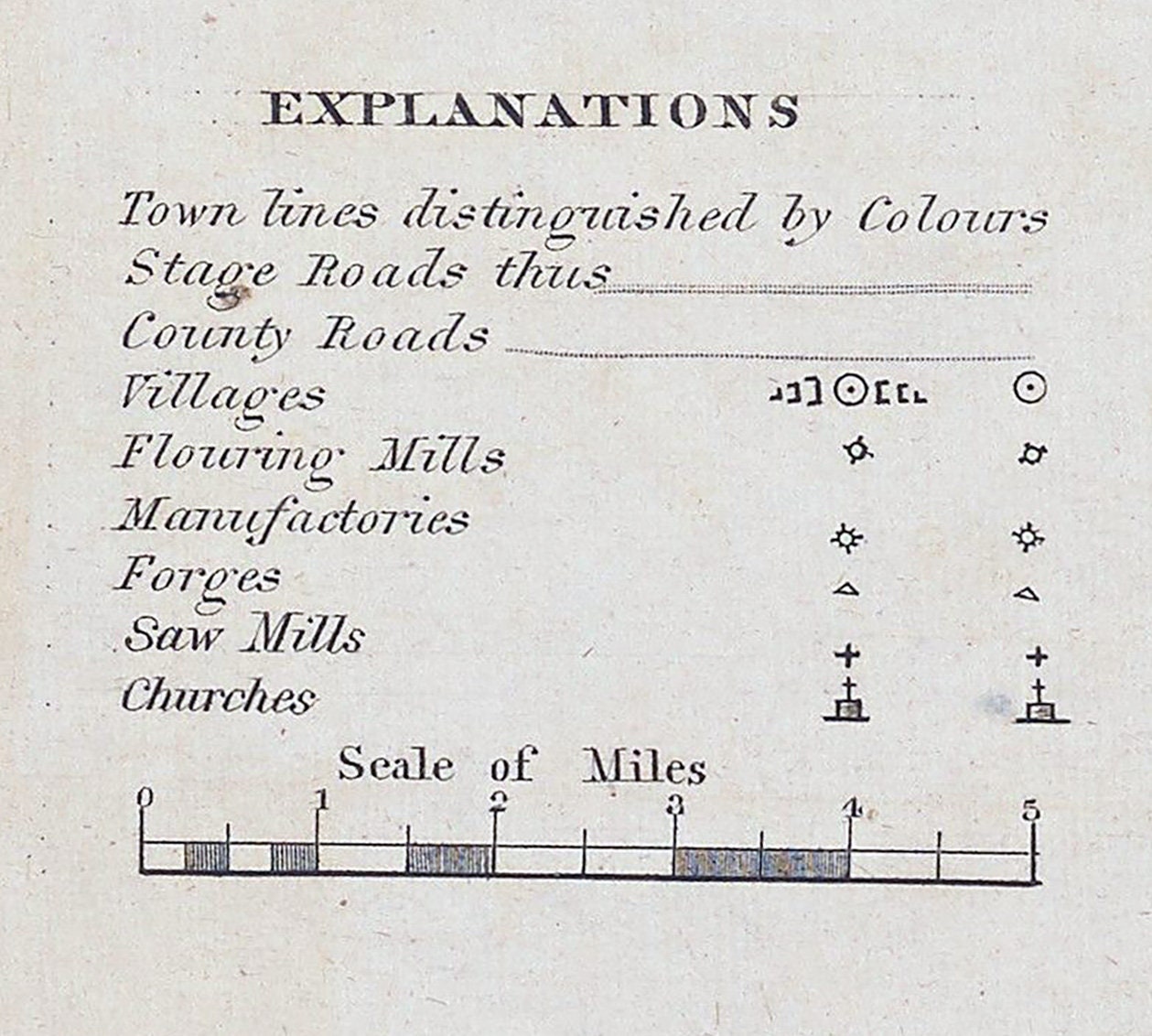 1829 Map of Onondaga County New York