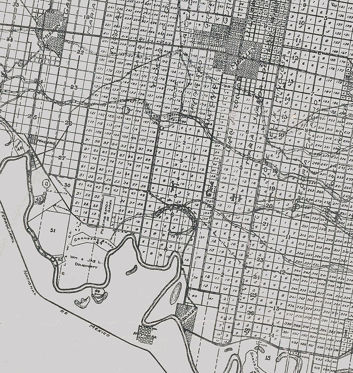 1914 Map of Hidalgo County Texas