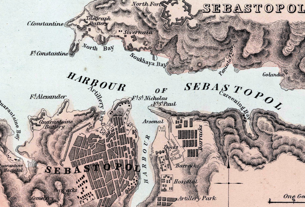 1860 Map of Crimea