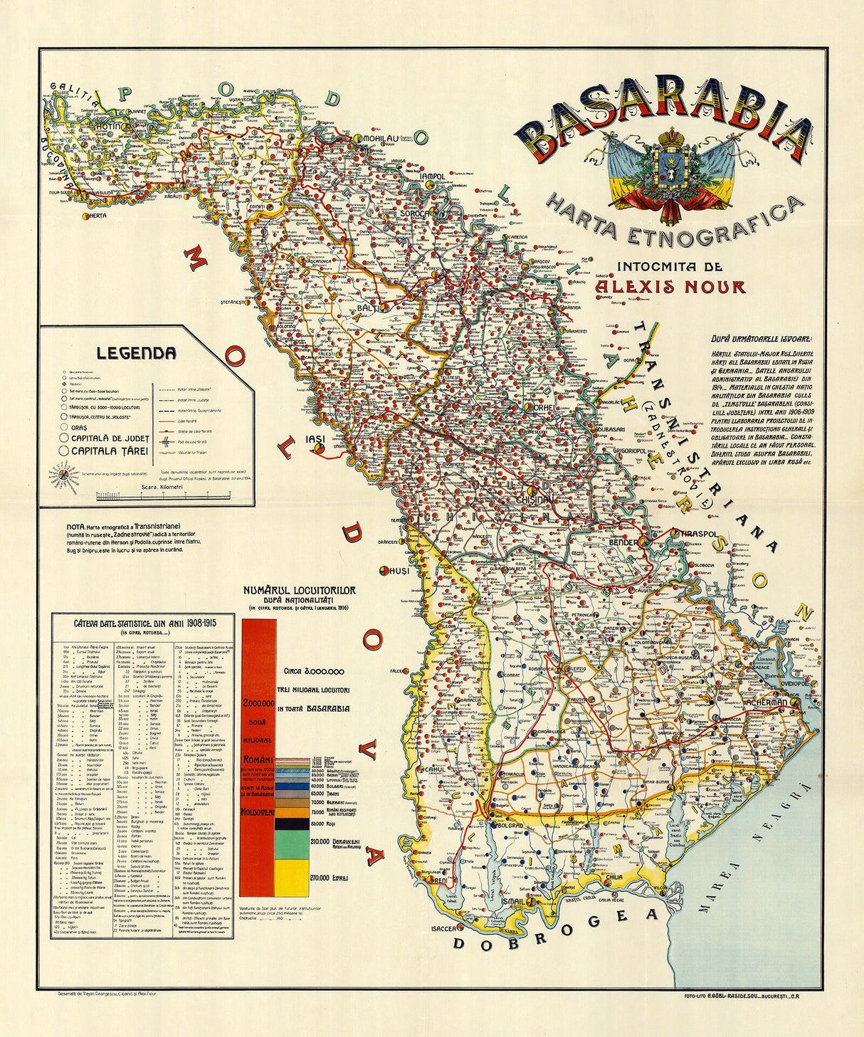 1914 Map of Moldova