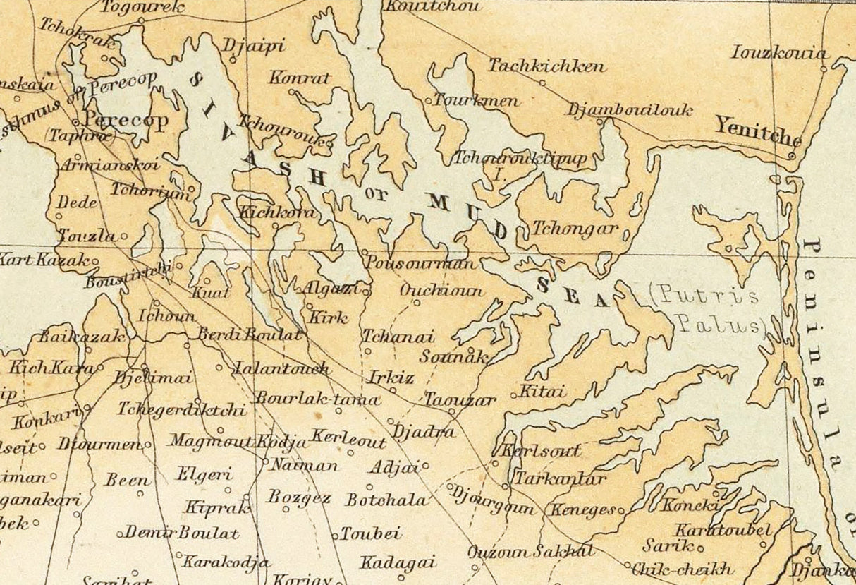 1872 Map of Crimea