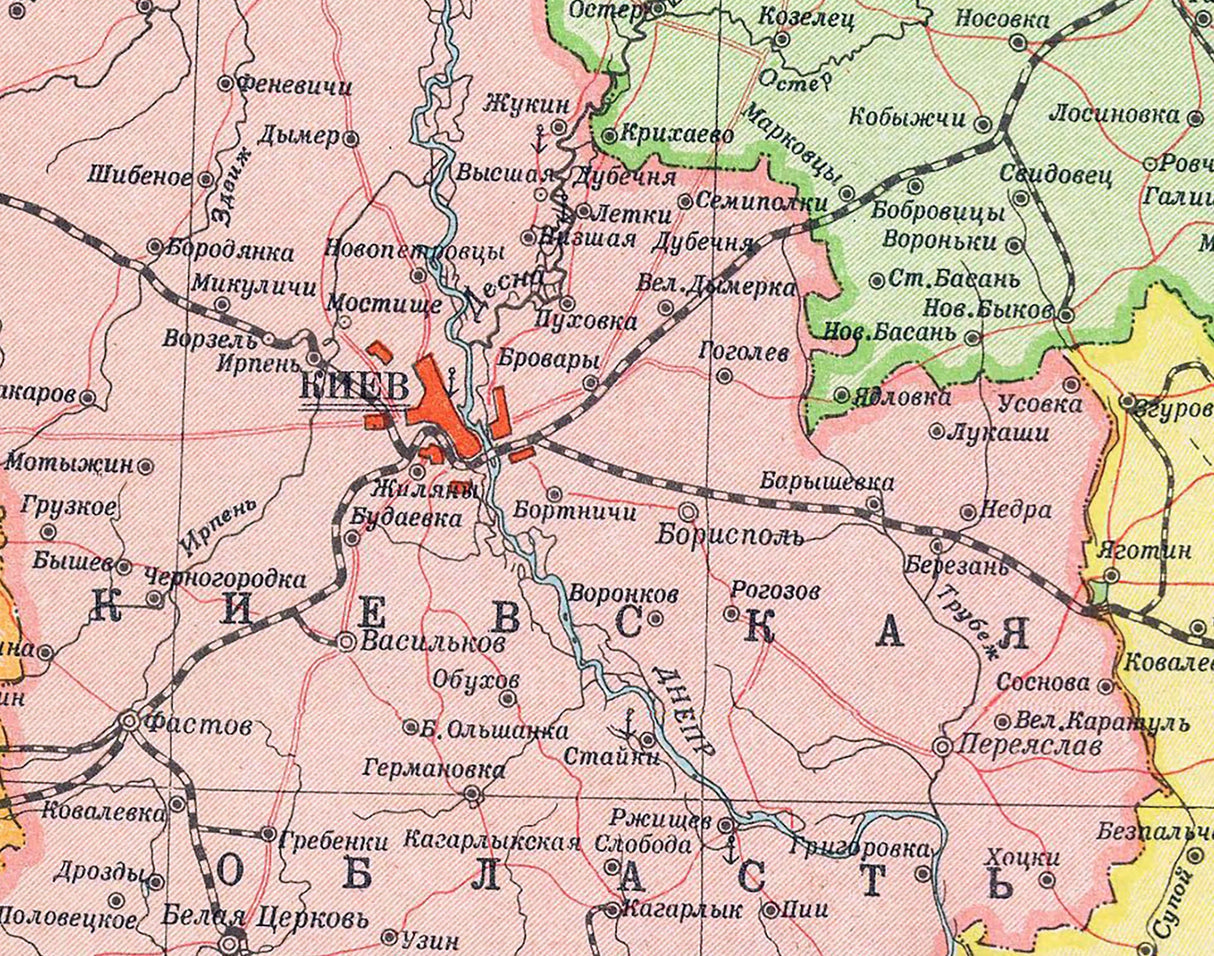 1939 Map of Ukraine