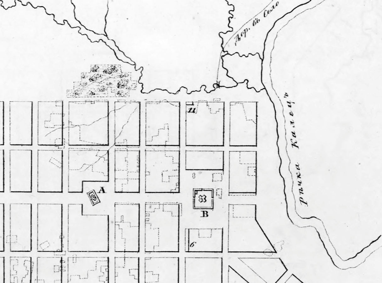 1859 Map of Mariupol Ukraine
