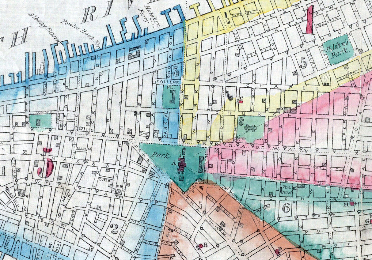 1834 Map of New York City