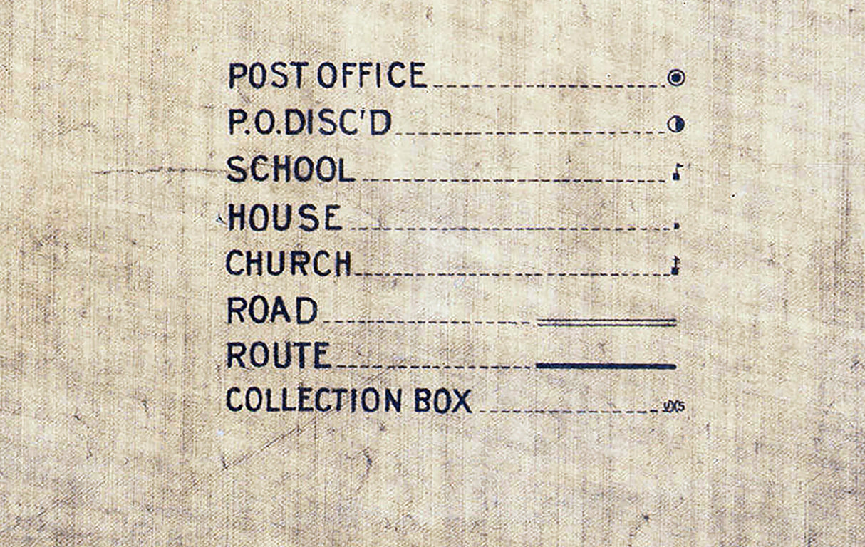 1919 Map of Bradley County Tennessee