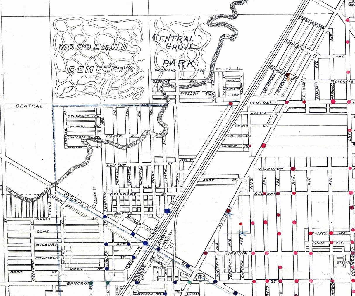 1895 Map of Toledo Ohio
