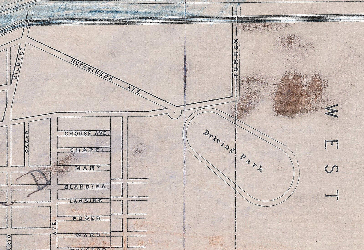 1874 Map of Utica New York