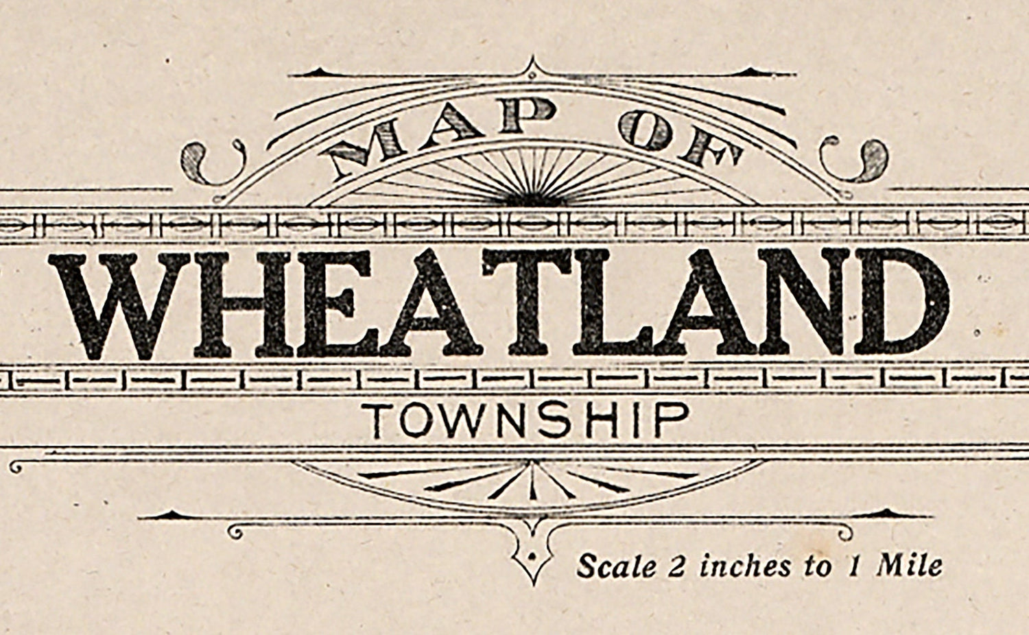 1908 Map of Wheatland Township Kenosha County Wisconsin