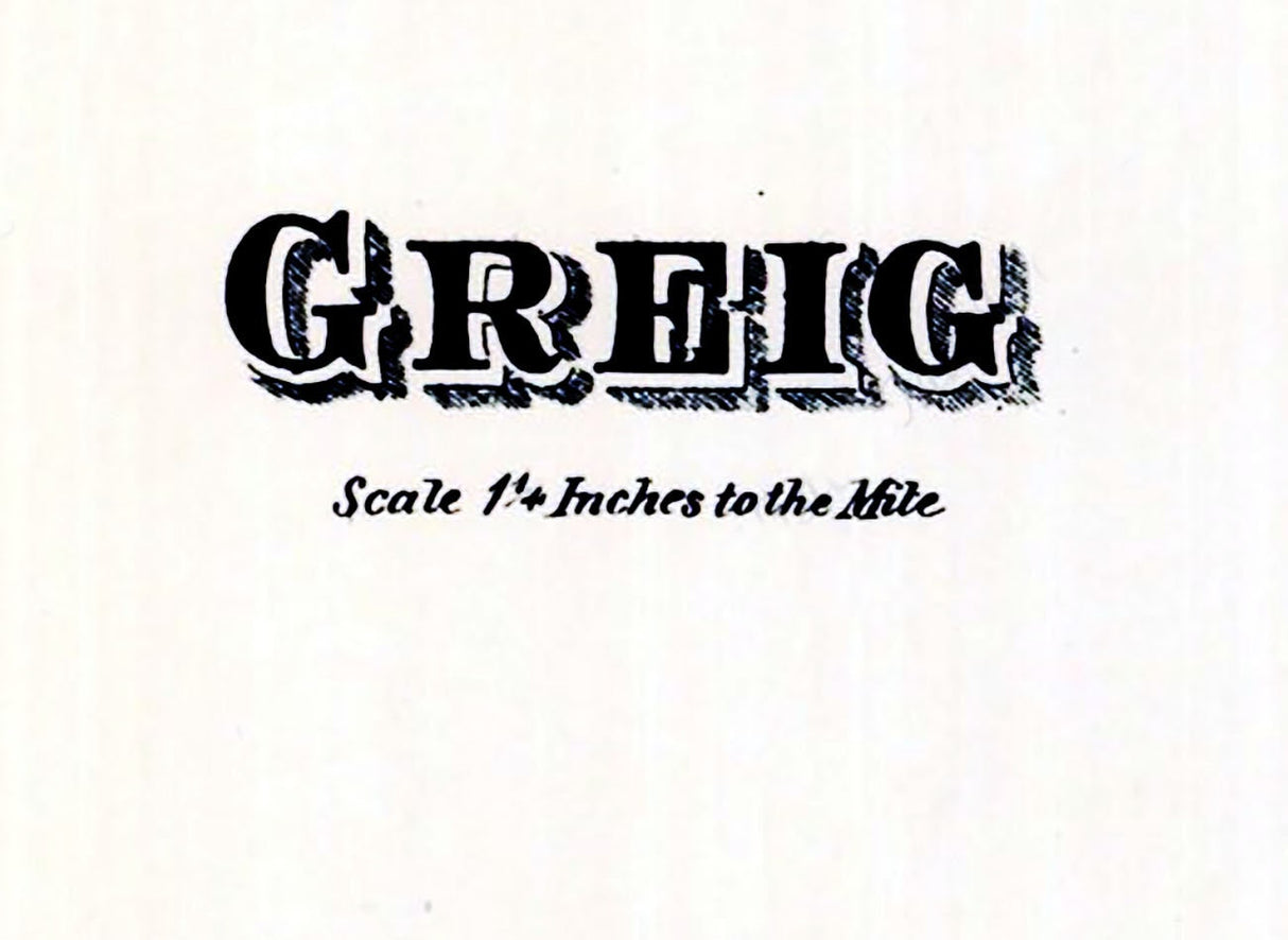 1875 Map of Greig Township Lewis County New York