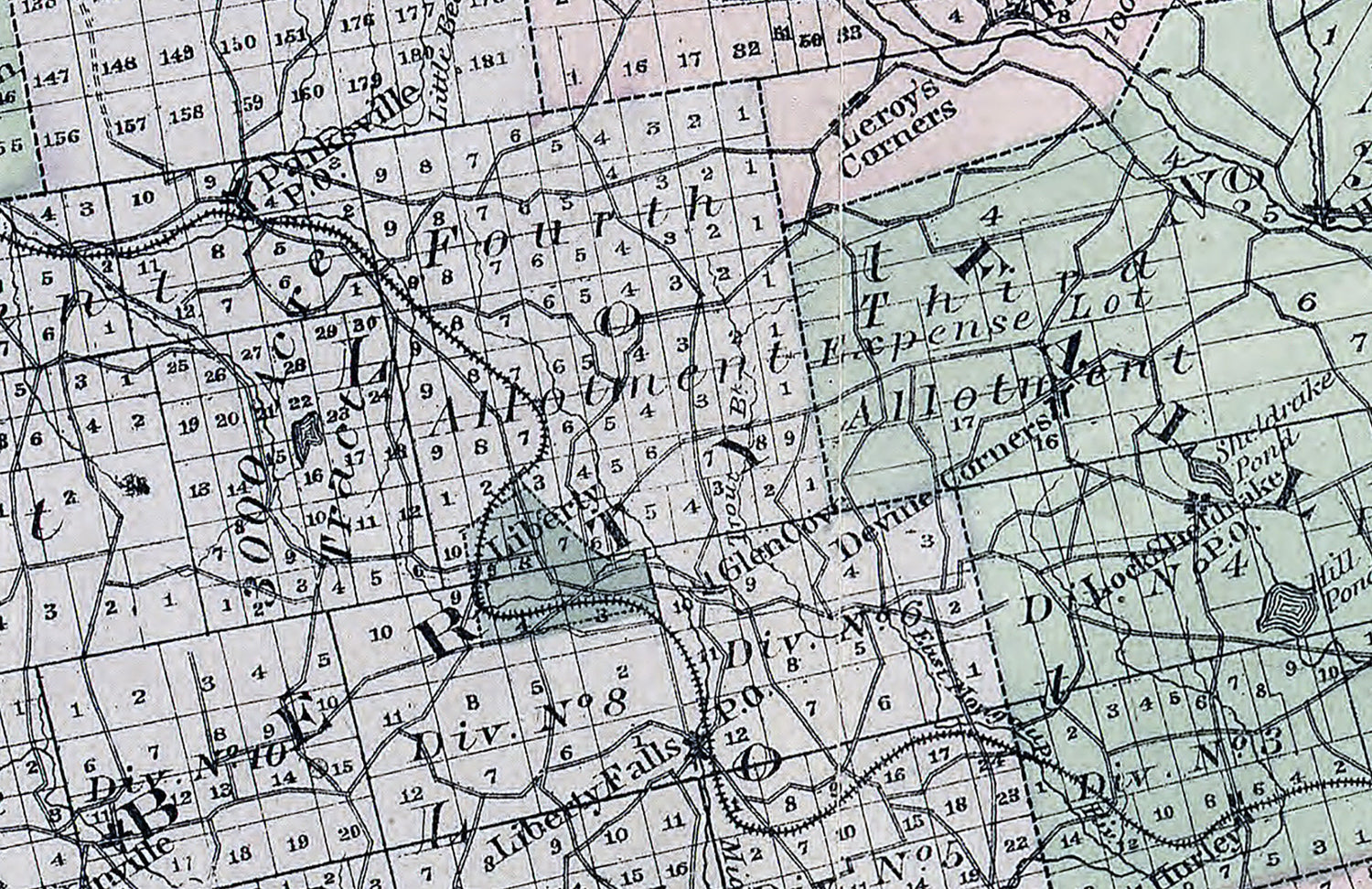 1875 Map of Sullivan County New York