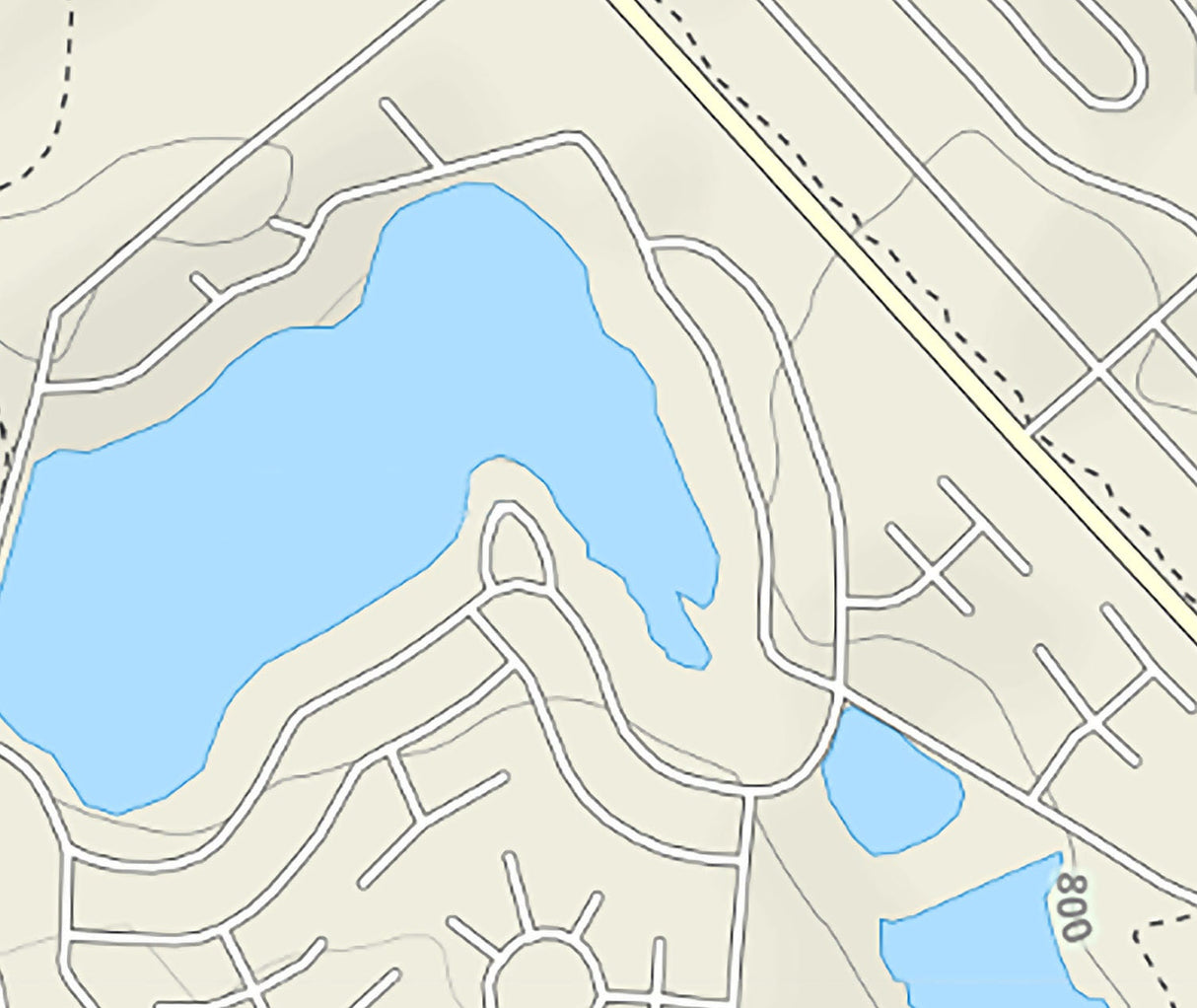 2022 Map of Big Bear Lake West Virginia