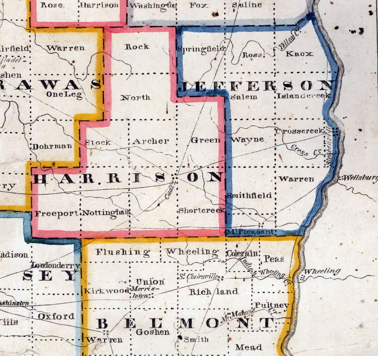 1822 Map of Ohio
