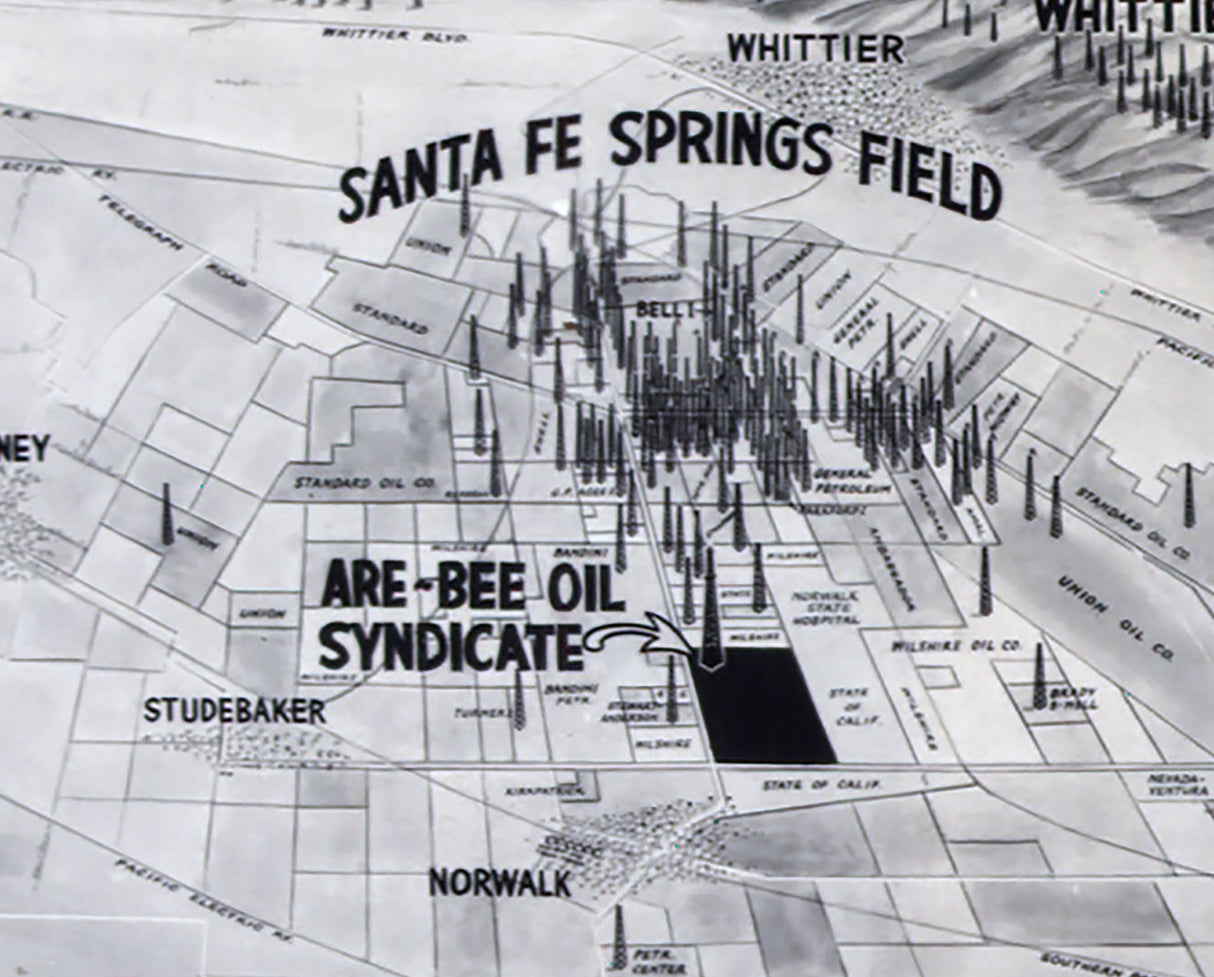 1922 Los Angeles California Region Oil Fields