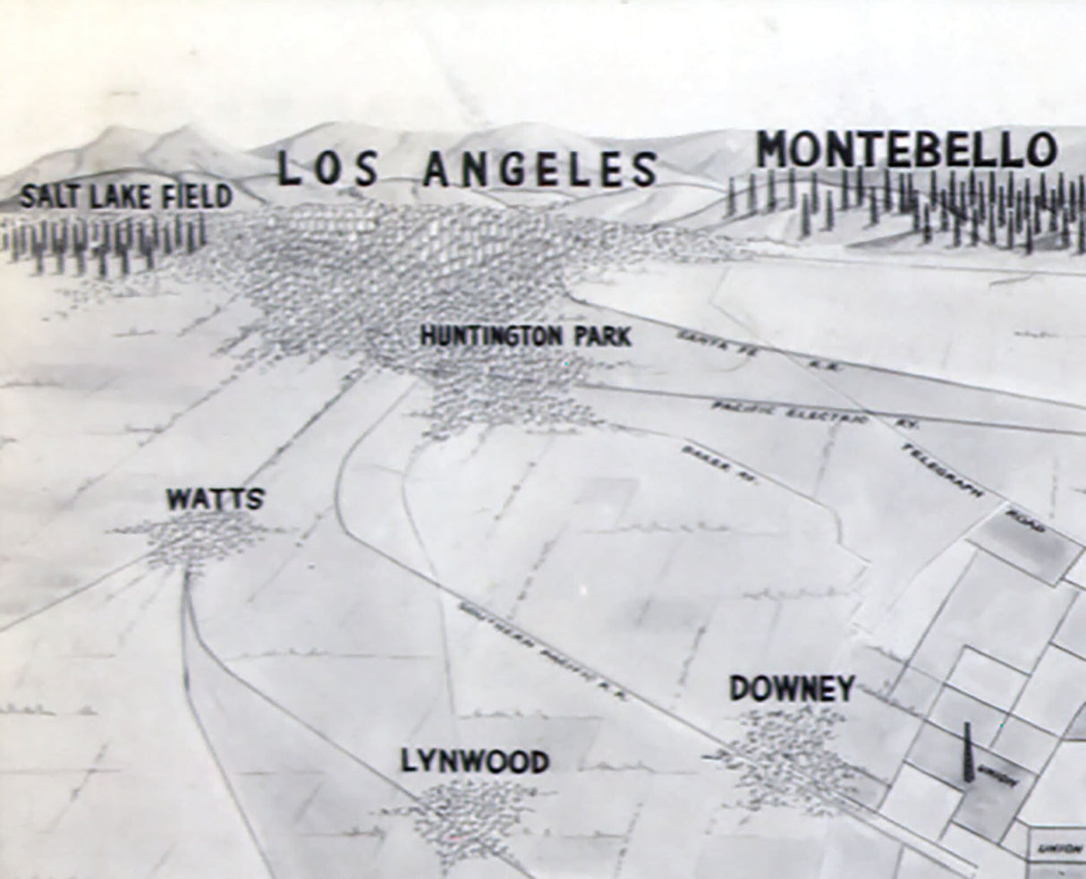 1922 Los Angeles California Region Oil Fields