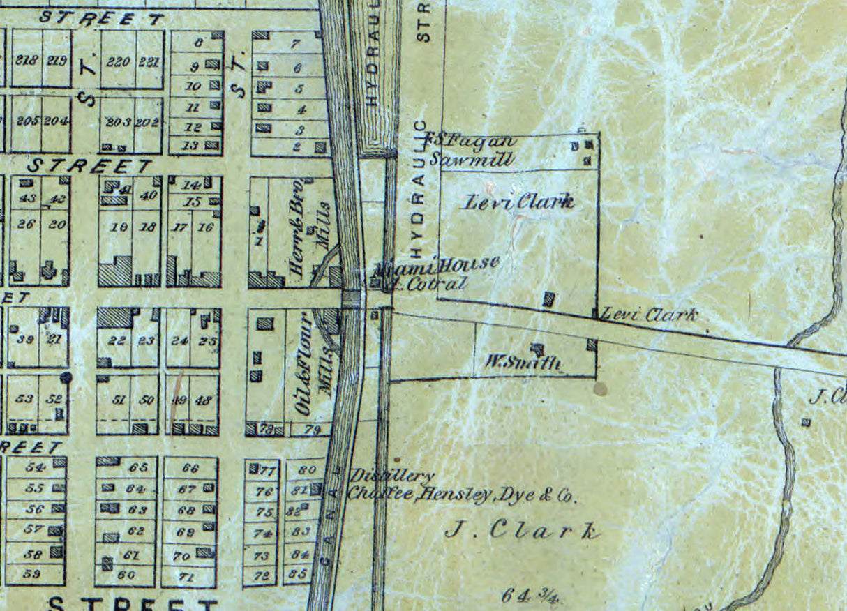 1858 Map of Tippecanoe Miami County Ohio