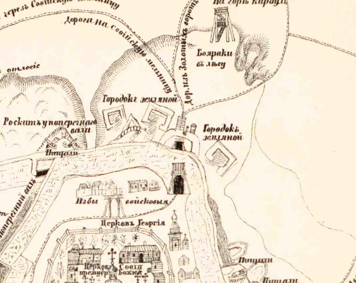 1695 Map of Kyiv Ukraine