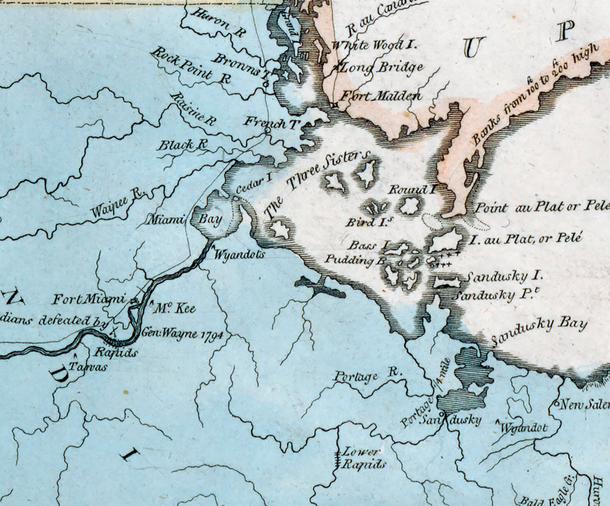 1814 Map of The State of Ohio