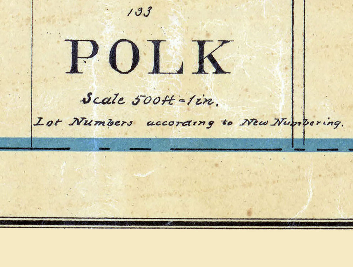 1897 Town Map of Polk Ashland County Ohio