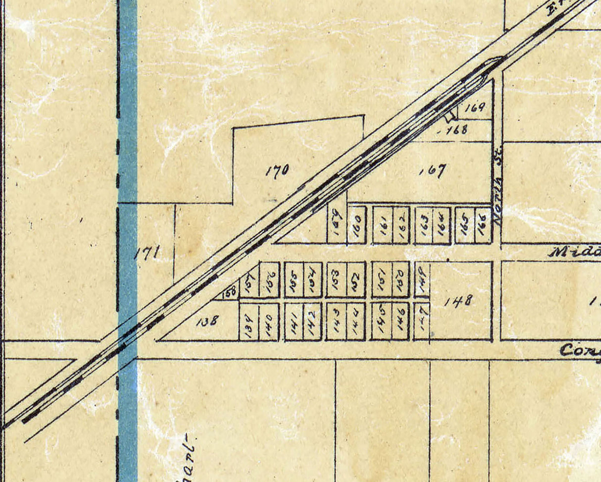 1897 Town Map of Polk Ashland County Ohio