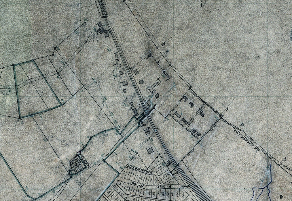 1921 Map of Clairton Allegheny County Pa and the Rachel Coal Mine