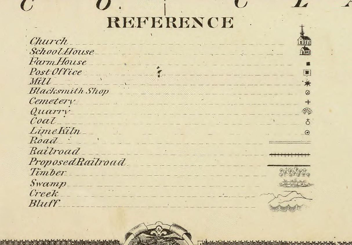 1875 Map of Madison County Iowa