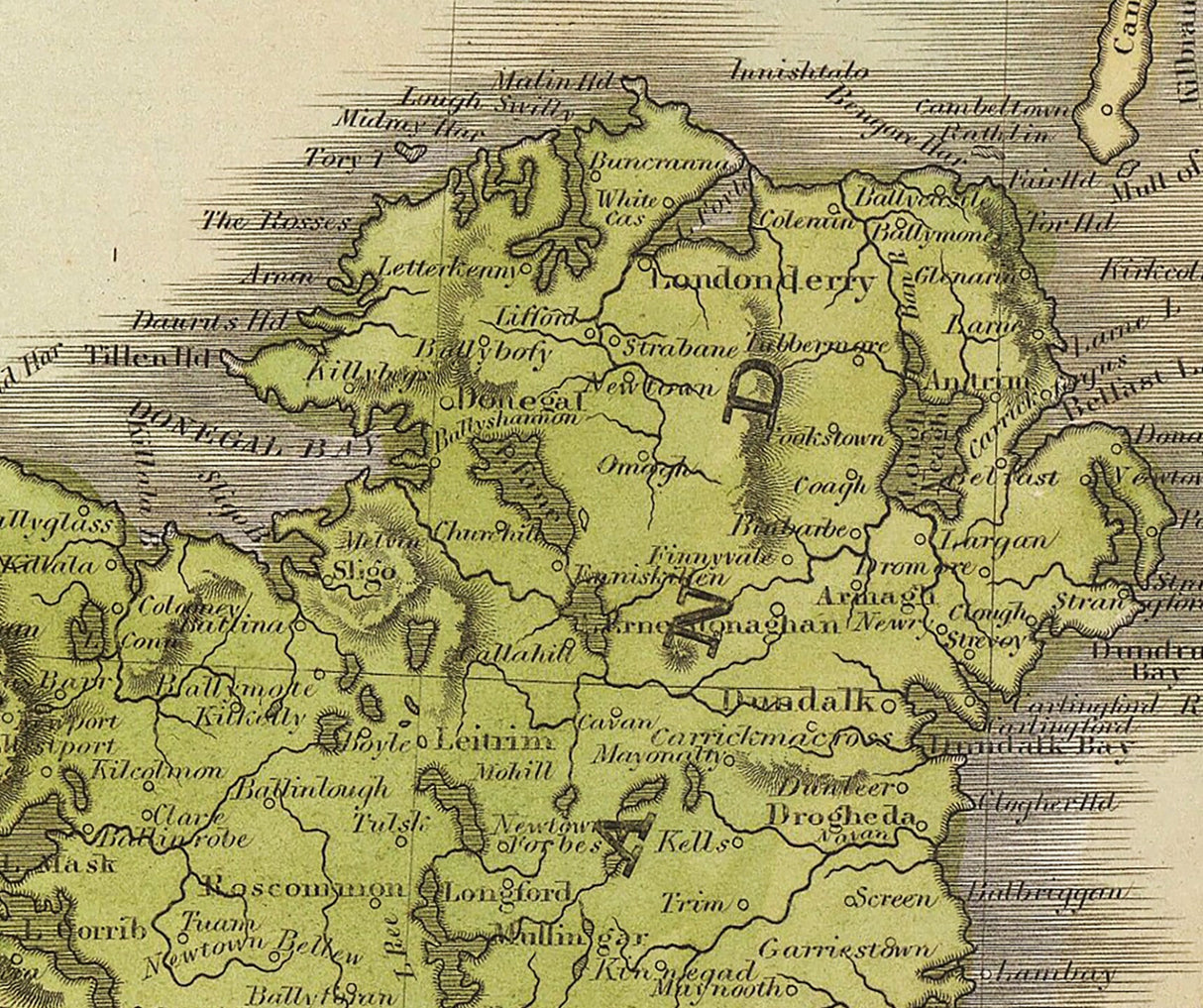 1849 Map of The British Islands