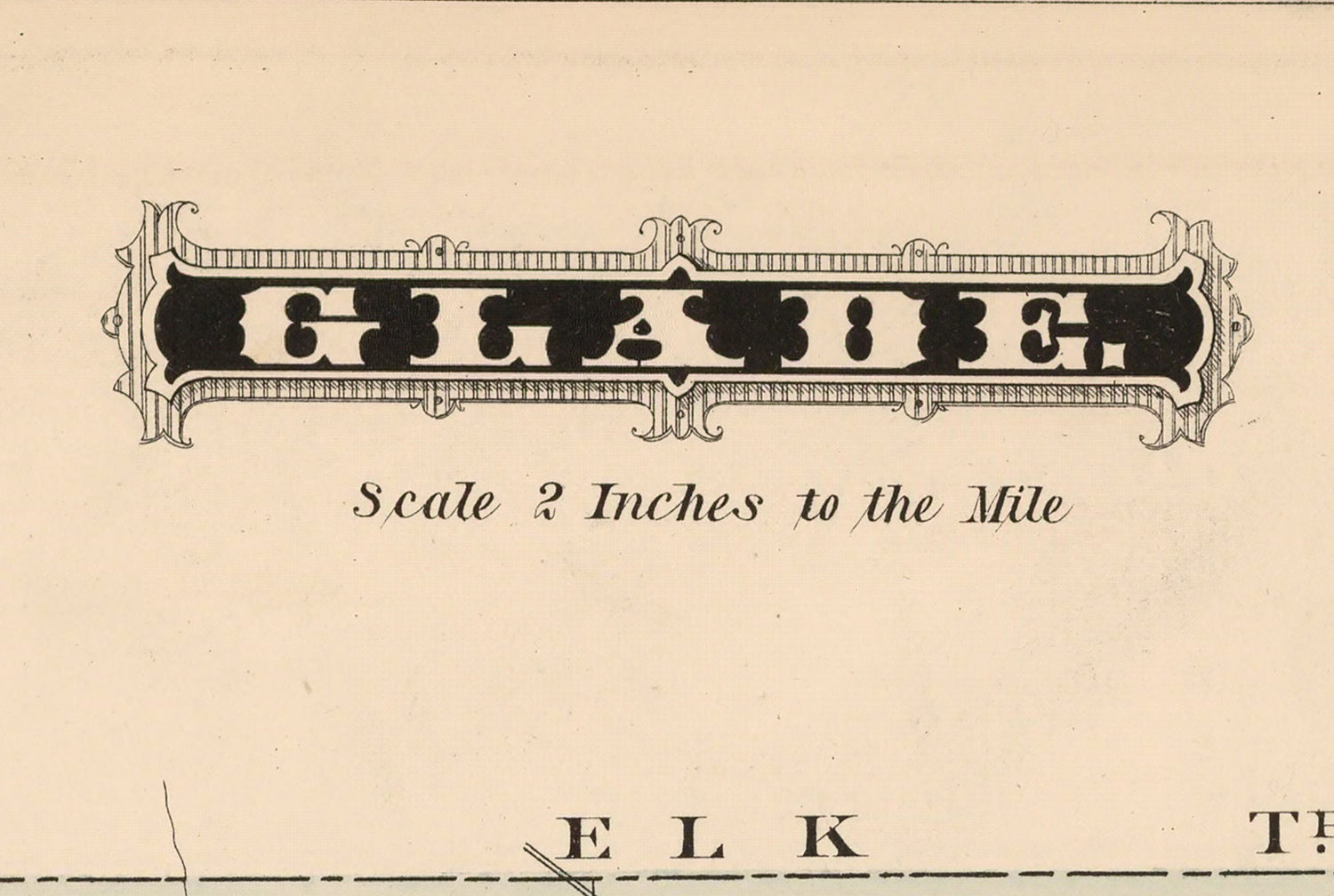 1878 Map of Glade Township Warren County Pennsylvania