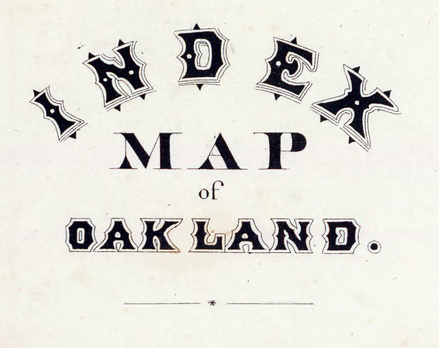 1878 Map of Oakland Alameda County California