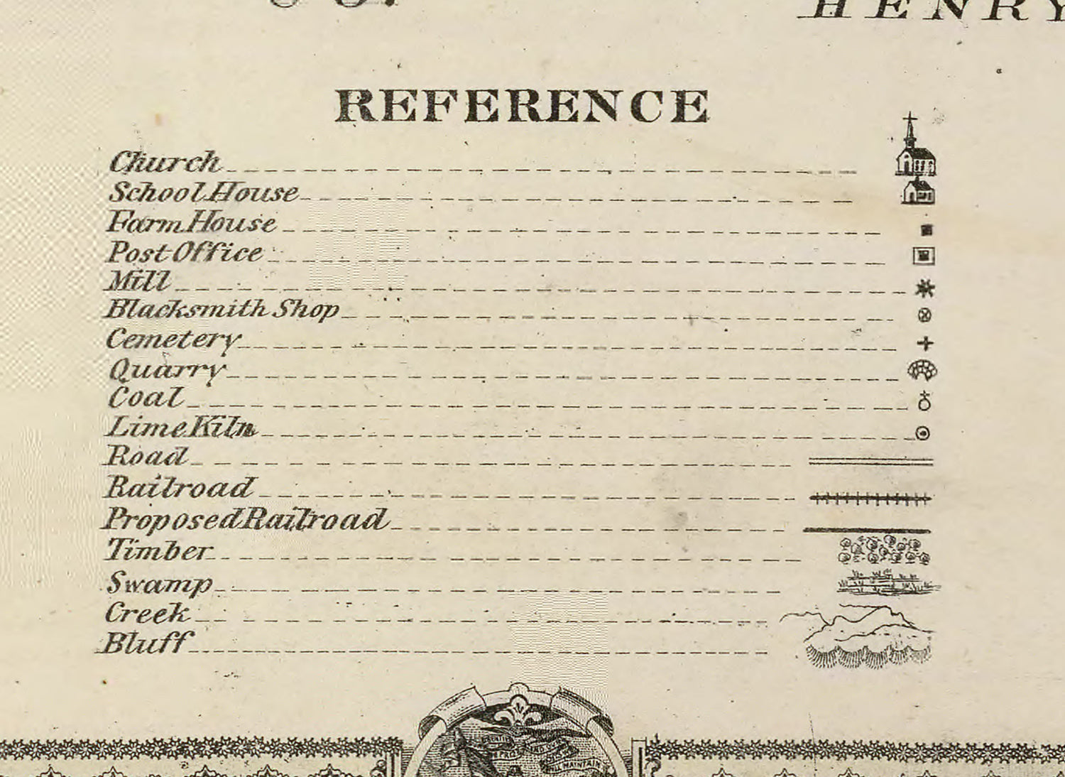 1875 Map of Washington County Iowa