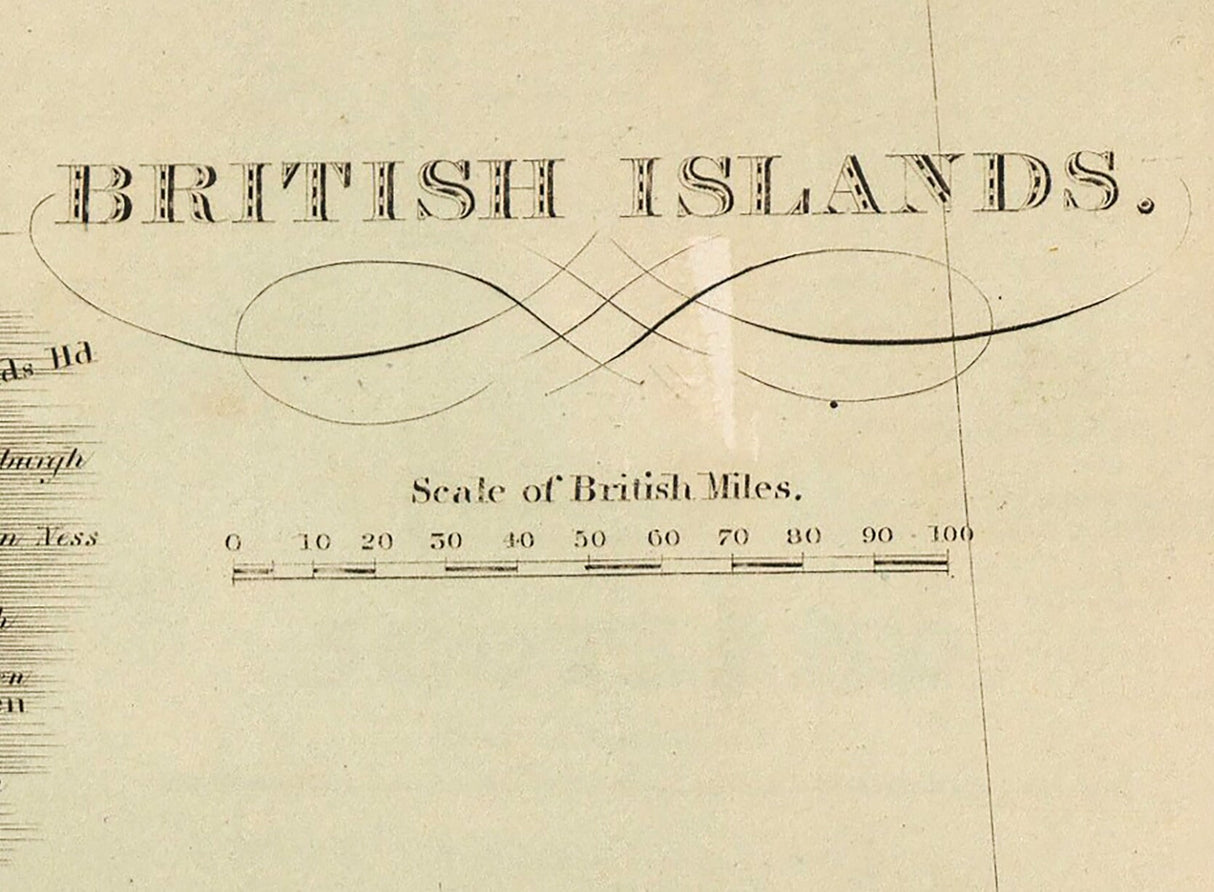1849 Map of The British Islands