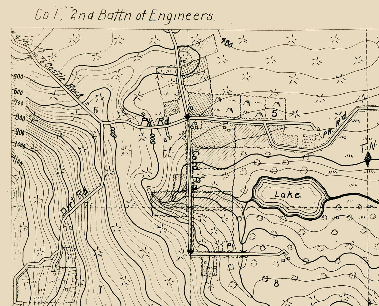 1909 Map of Silver Lake Washington