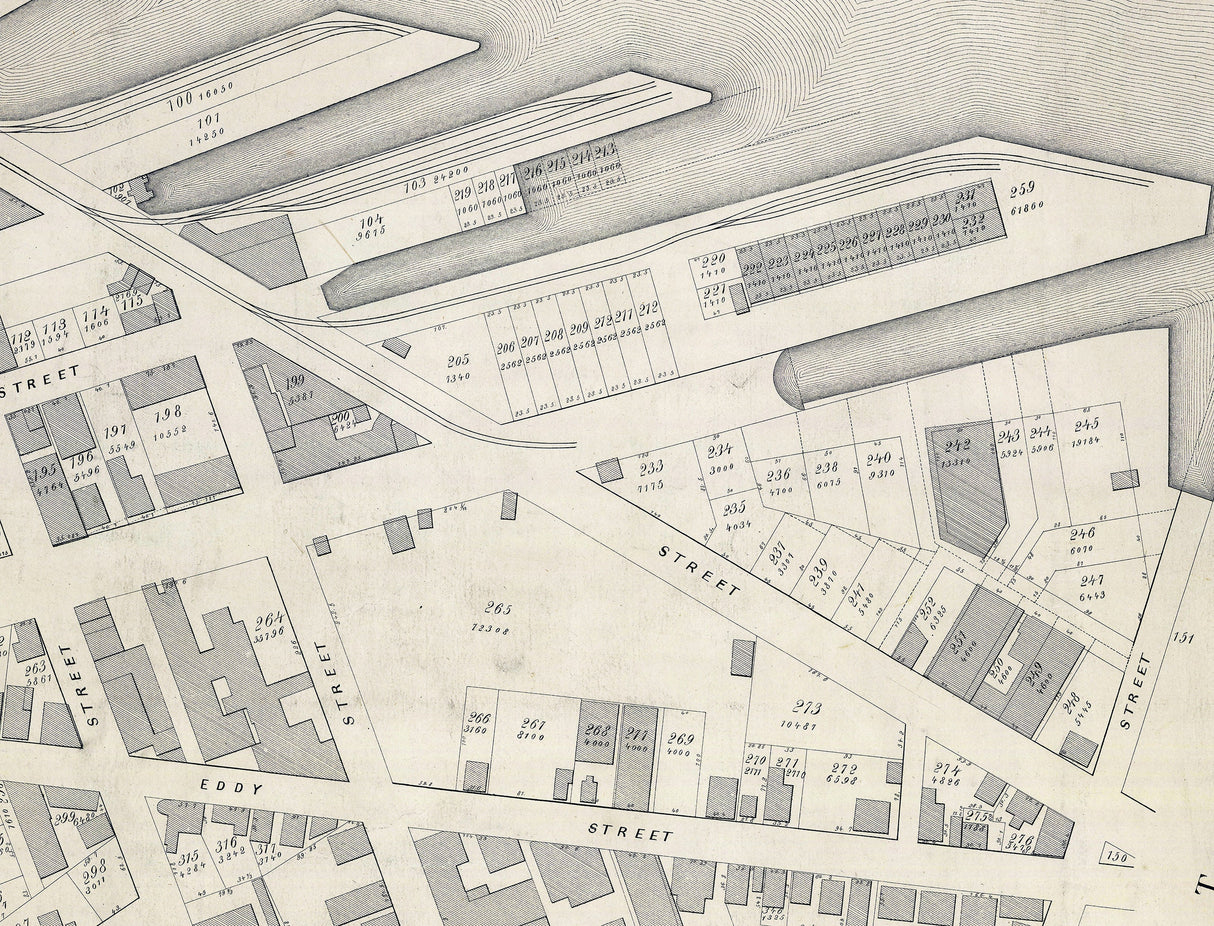 1847 Map of Providence Rhode Island