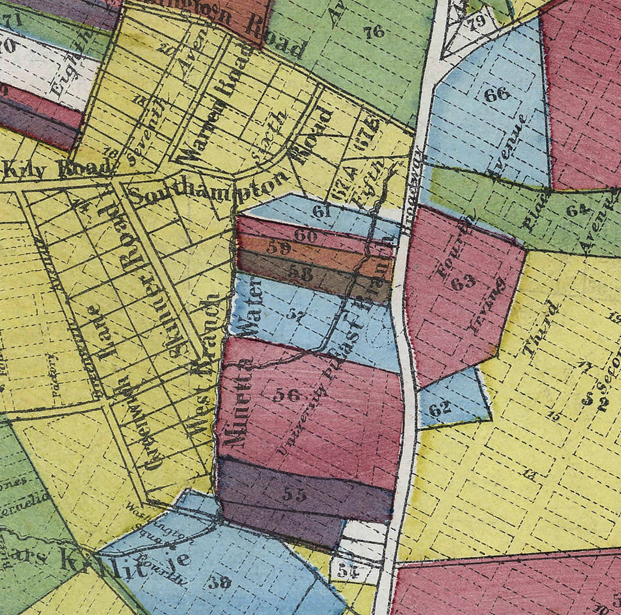 1853 Map of New York City