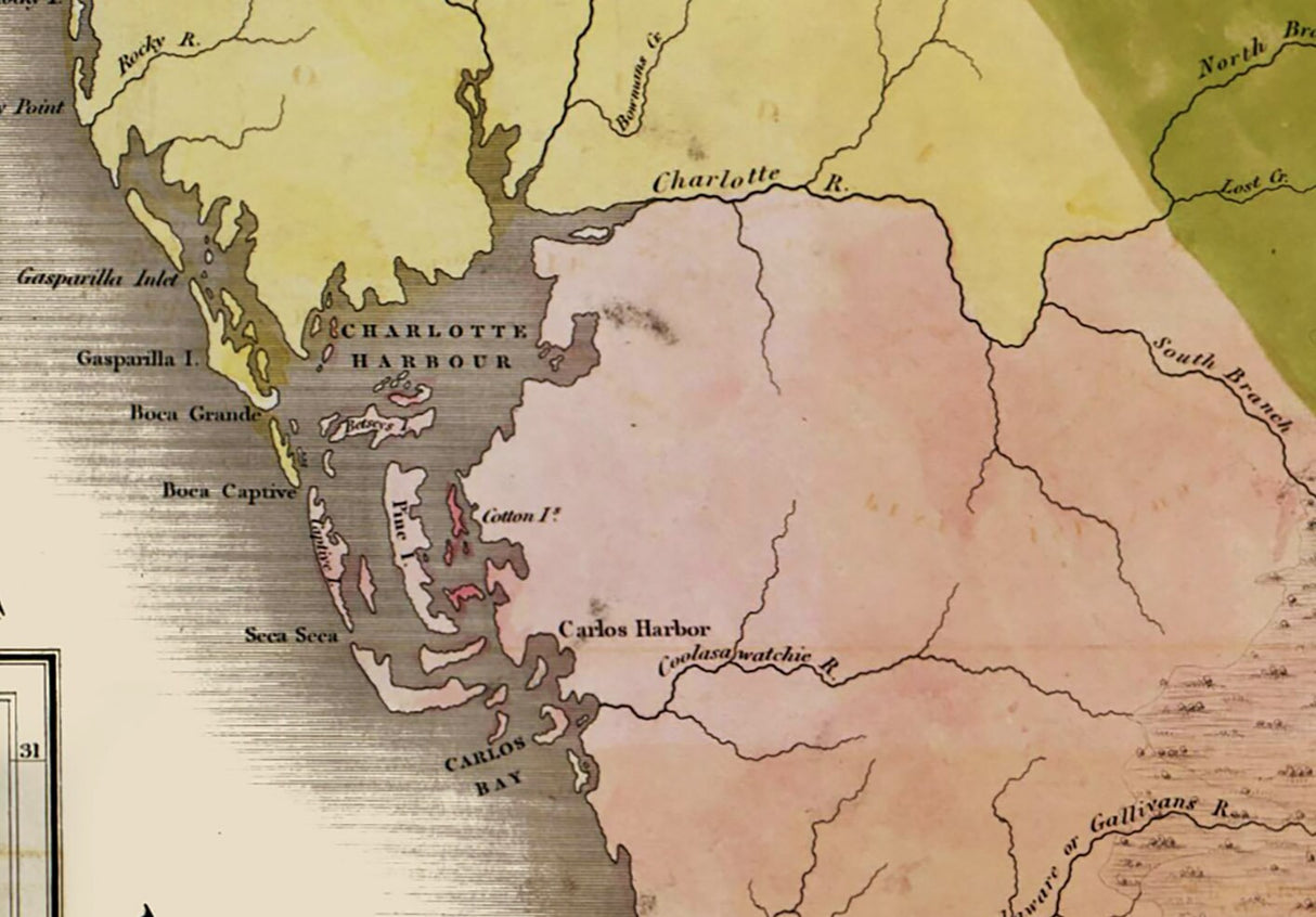 1839 Map of Florida