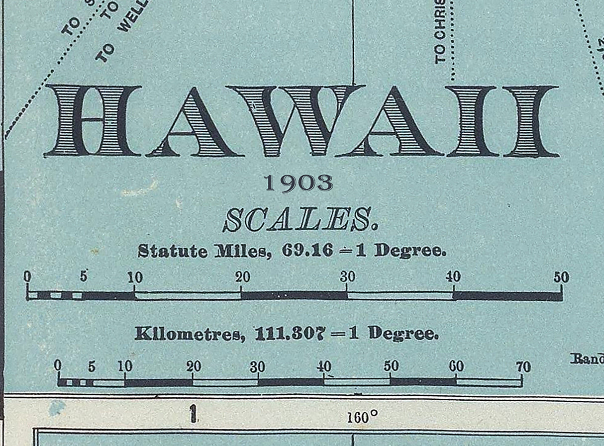 1903 Map of Hawaii