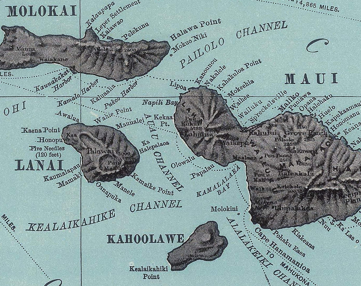 1903 Map of Hawaii