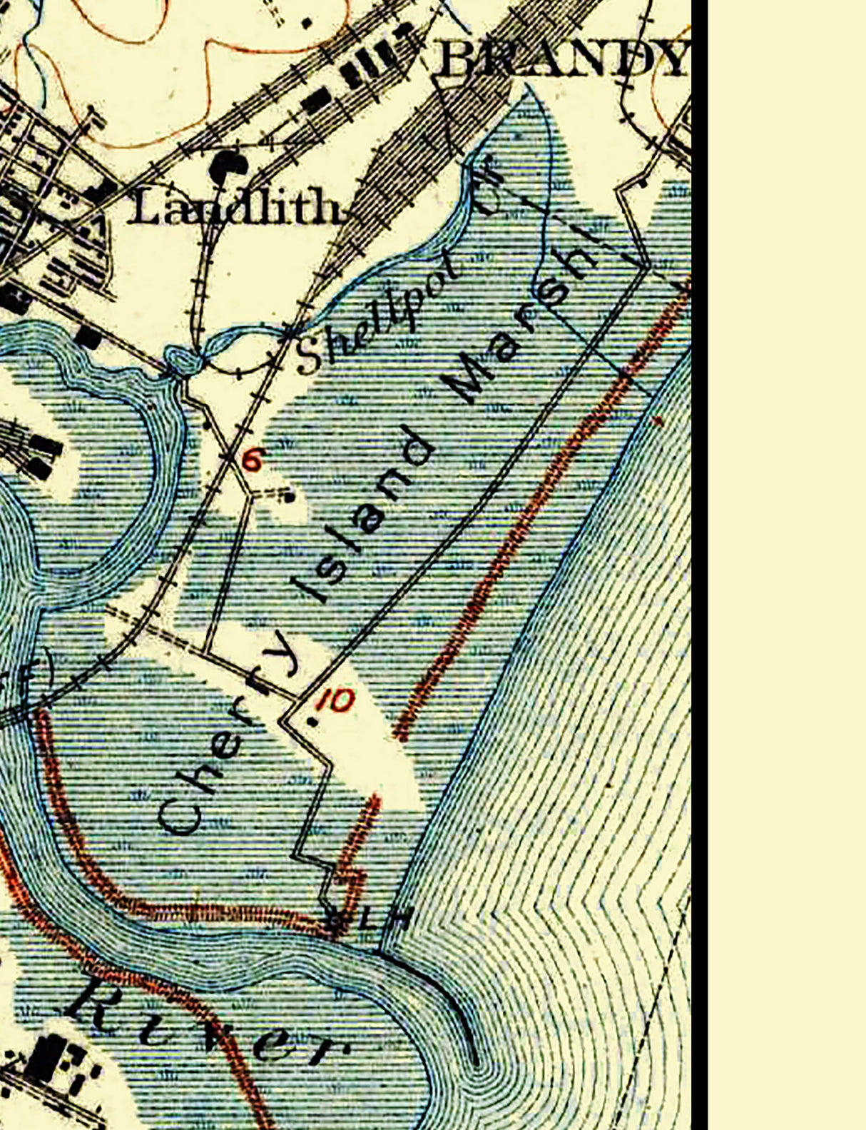 1900 Map of Wilmington Delaware