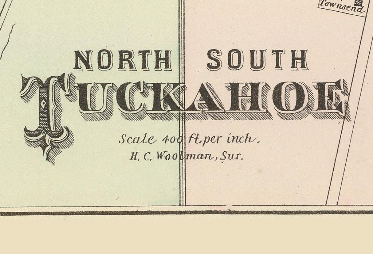 1878 Map of Tuckahoe New Jersey