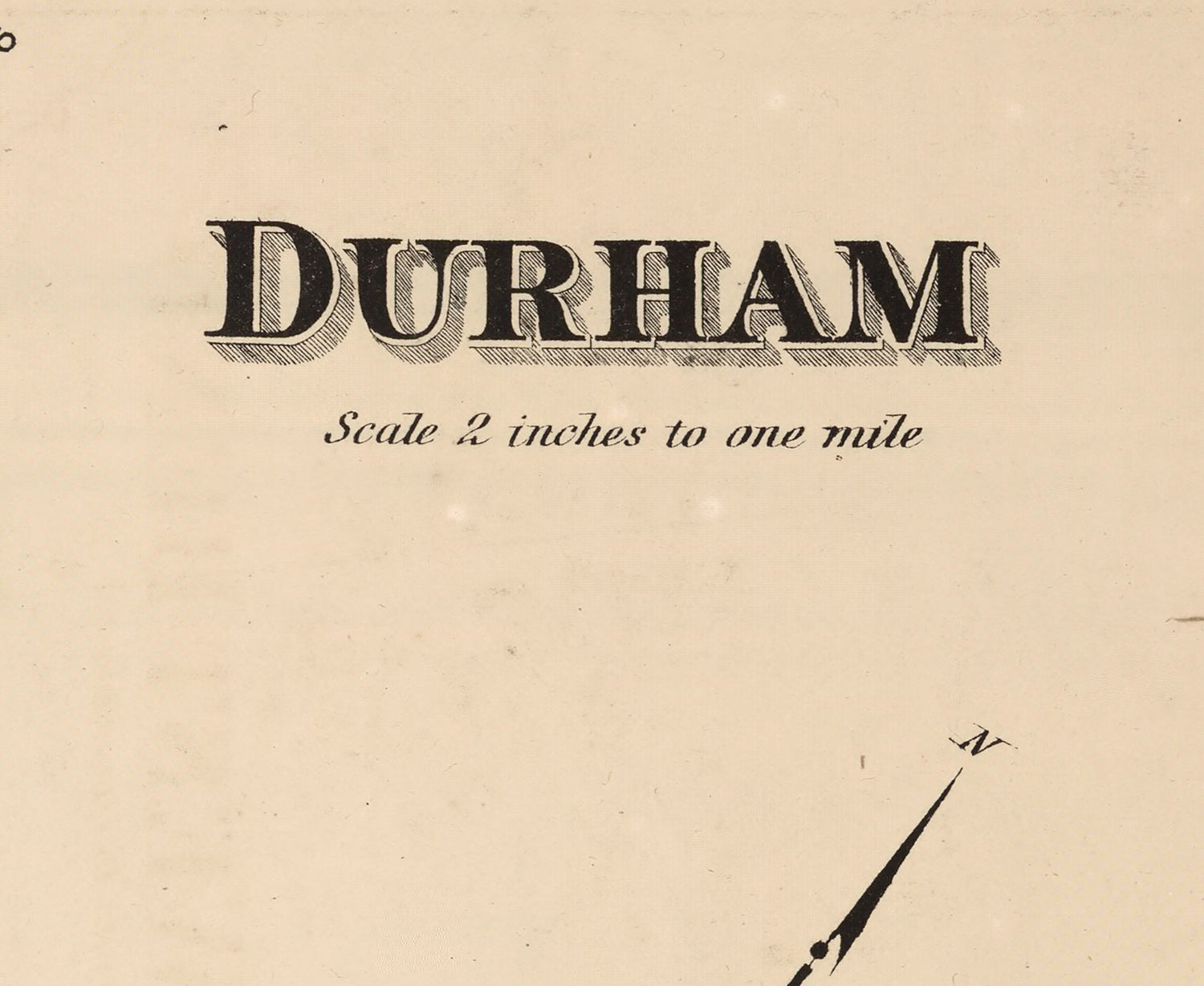 1873 Map of Durham Township Androscoggin County Maine
