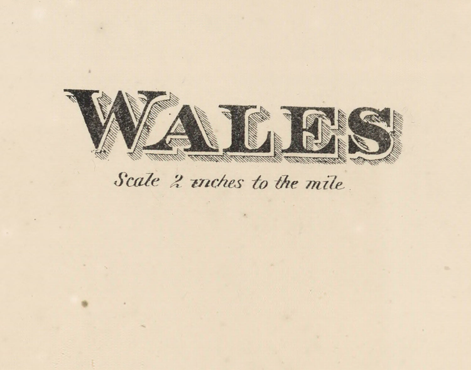 1873 Map of Wales Township Androscoggin County Maine