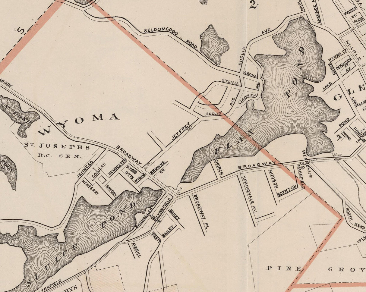 1891 Map of Lynn Massachusetts