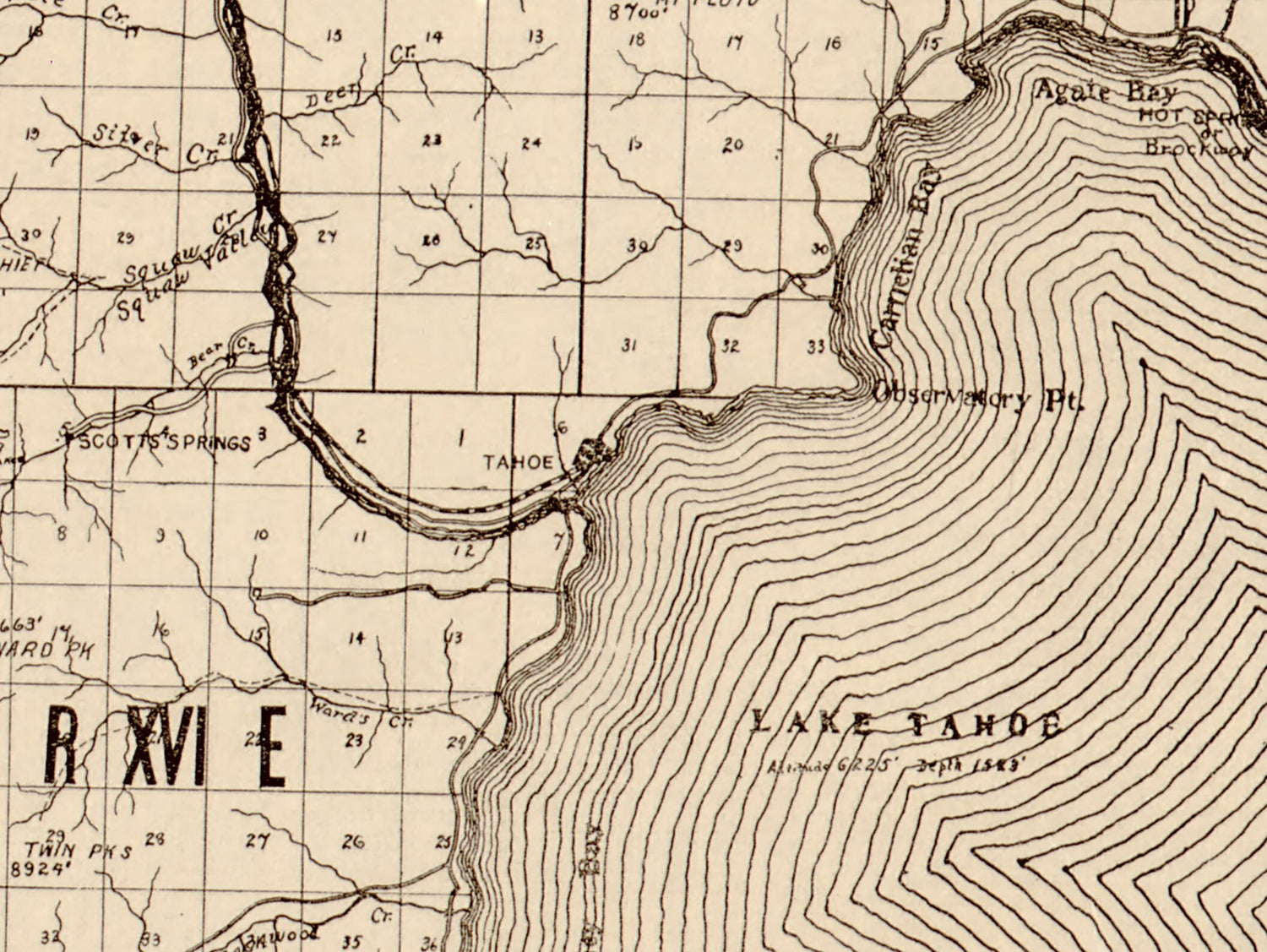 1902 Map of Placer County California